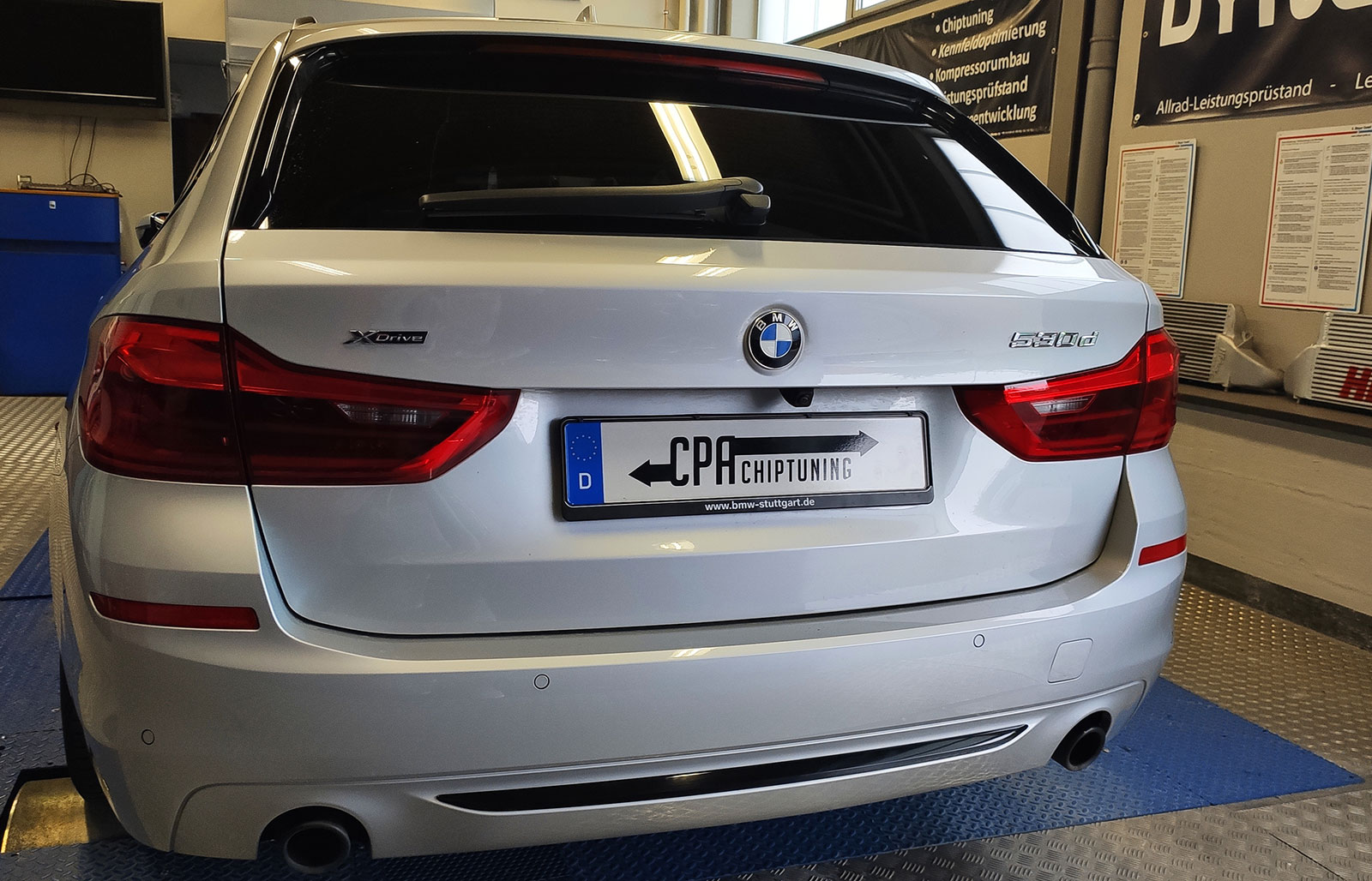 BMW serii 5 na hamowni