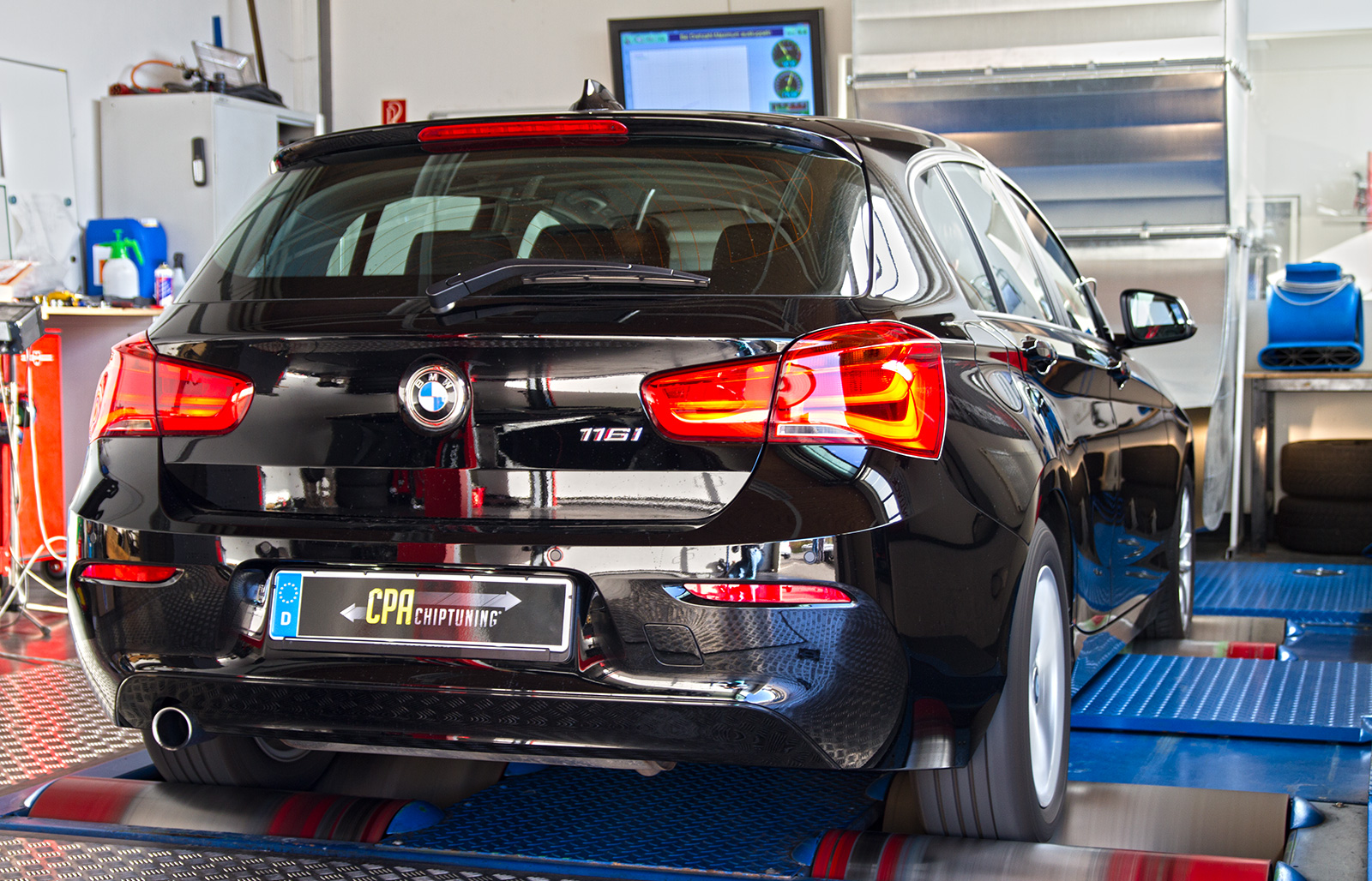 CPA na hamowni z: BMW 116i