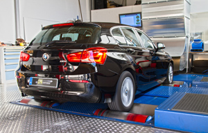 CPA na hamowni z: BMW 116i