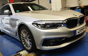 BMW serii 5 na hamowni